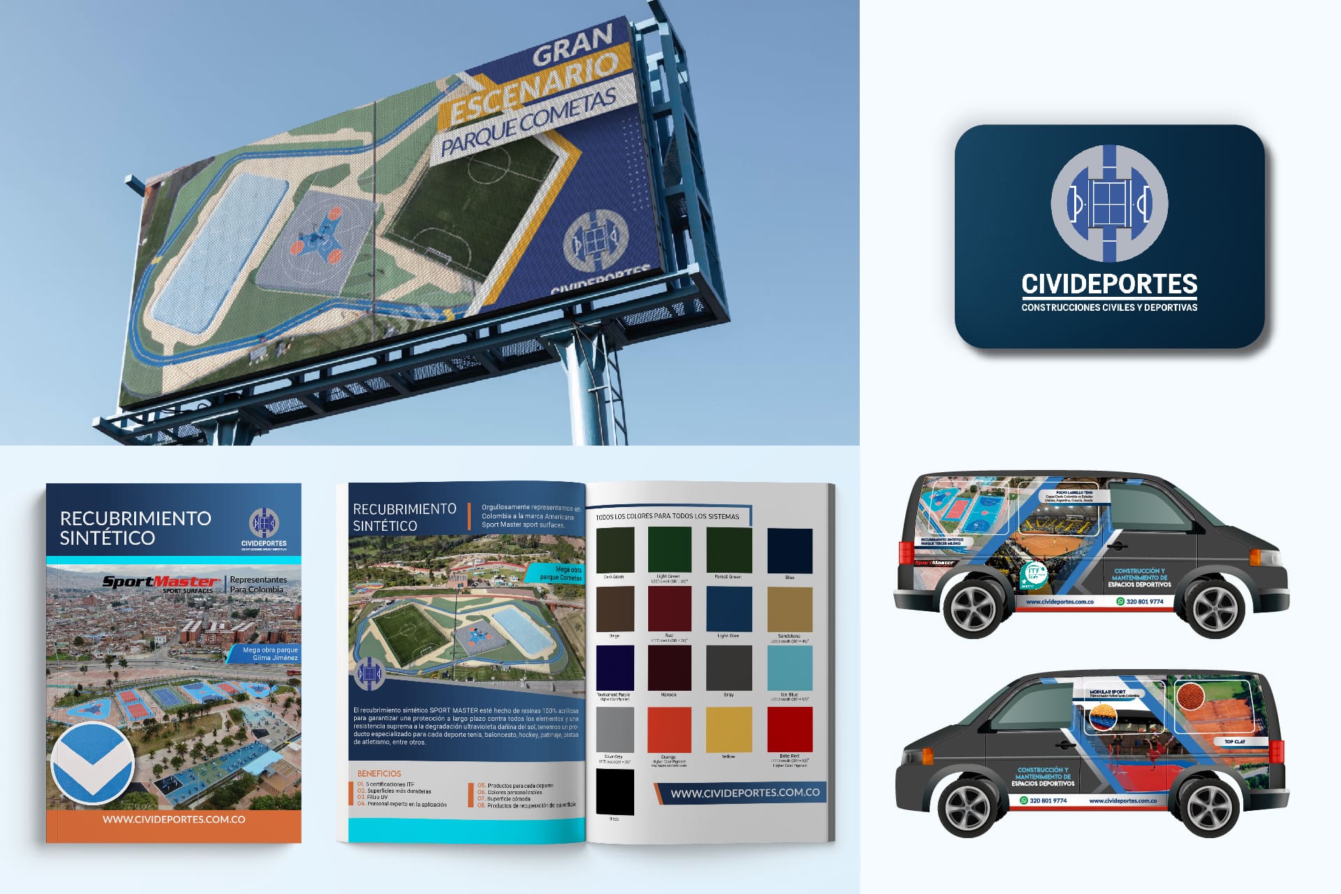 Civideportes – Diseño editorial y POP