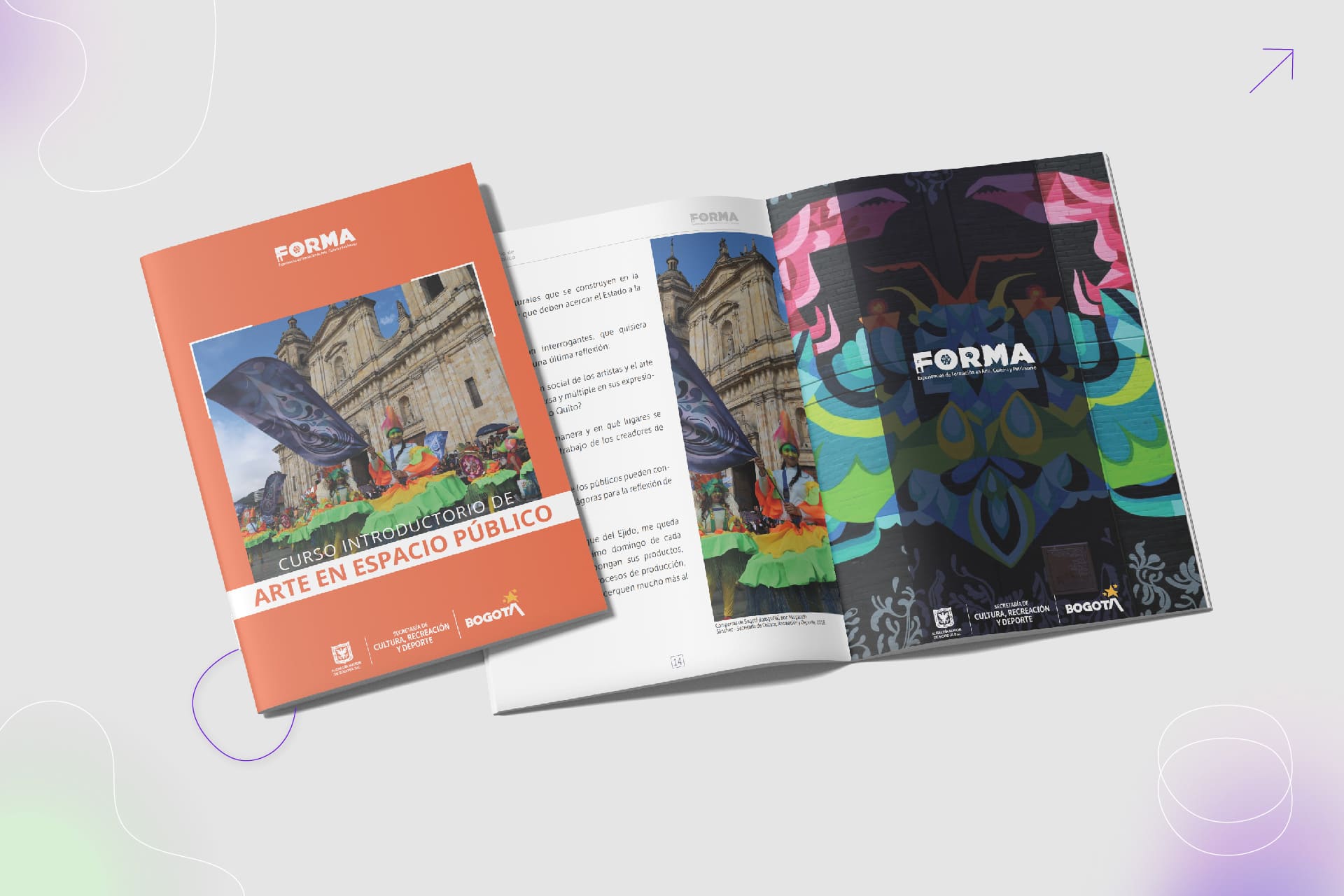Secretaria de Cultura, Recreación y Deporte – Diseño editorial Forma